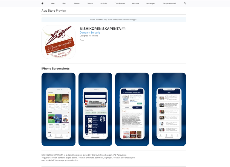 Nishikoren Skapenta Library on iOS